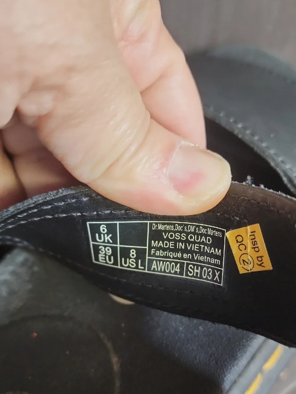 Dr. Martens Black Platform Sandals with Yellow Stitching